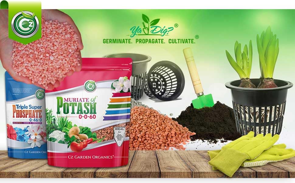Cz Garden Supply label close-up showing formulation and USA-made quality