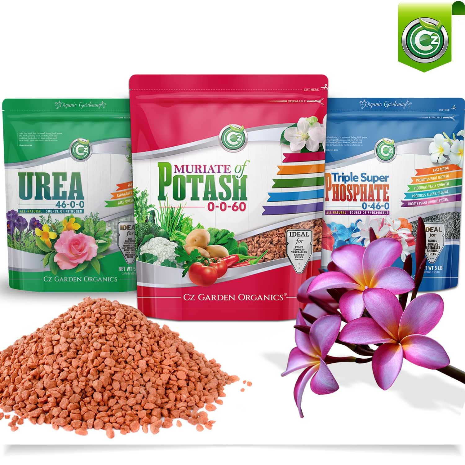 Cz Garden Supply pouring spoon measuring product for precise potassium application