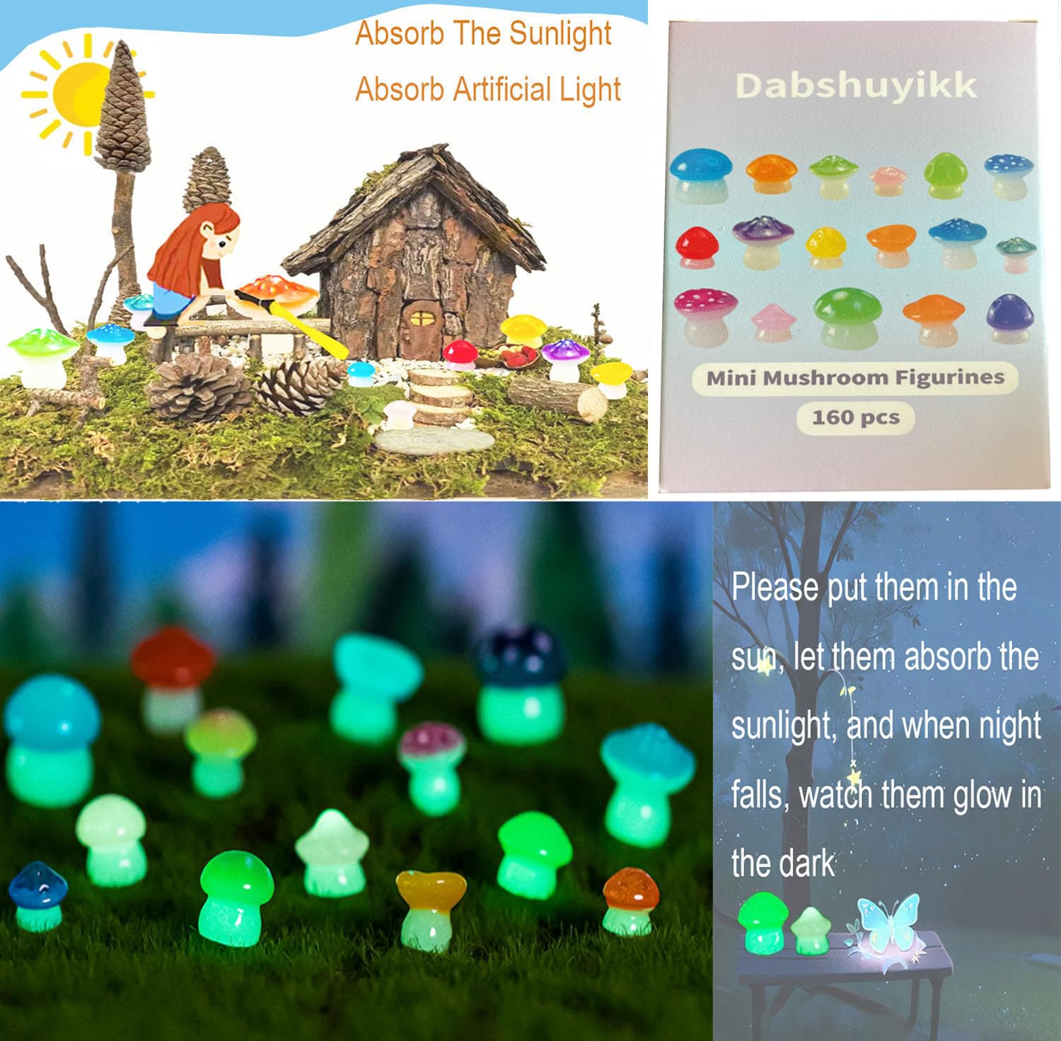 Dabshuyikk mushrooms used in crafts showing creative project inspiration