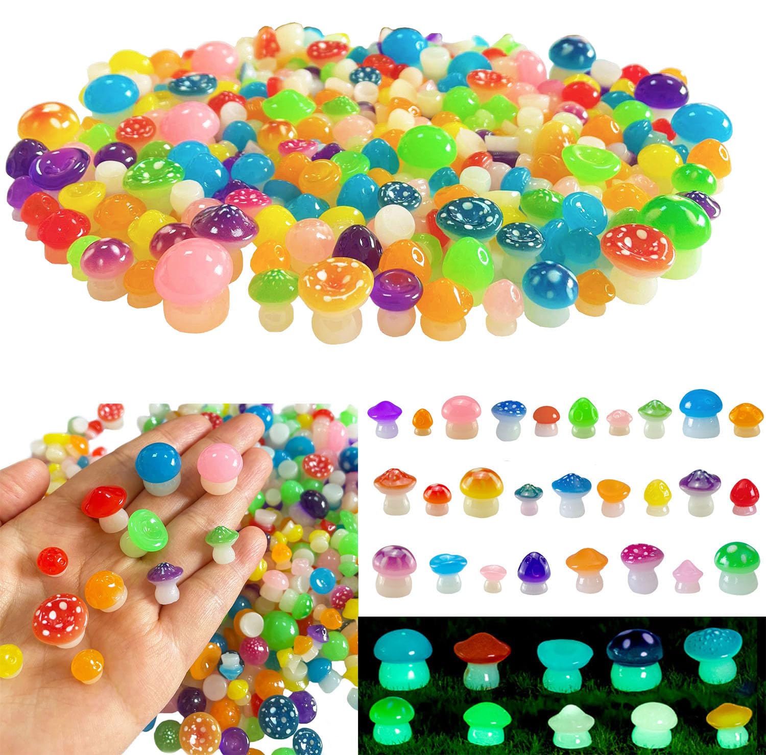 Dabshuyikk front packaging showing 160-piece mushroom set and quantity benefit