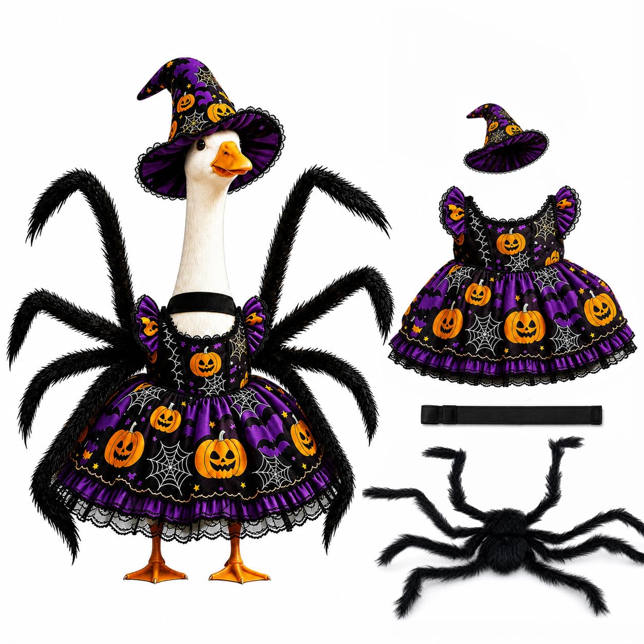 DaGailen costume front view showing festive Halloween look and instant curb appeal