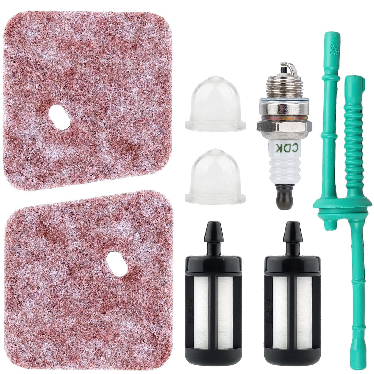 Dalom front packaging showing full FS55R tune-up kit and compatibility