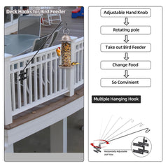 Damukoo adjustable pole extended showing versatile height options