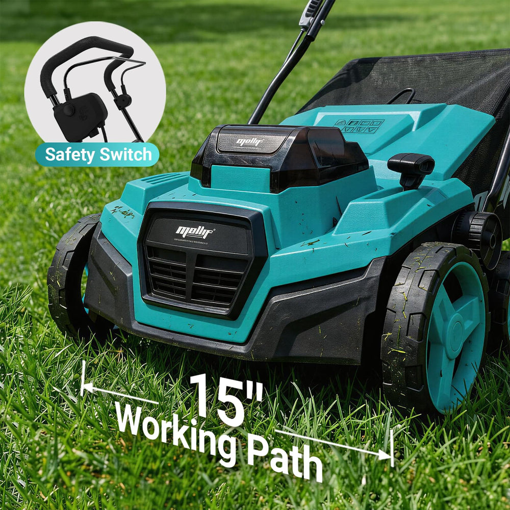 Danero battery compartment open illustrating Makita 18V dual-battery compatibility benefit