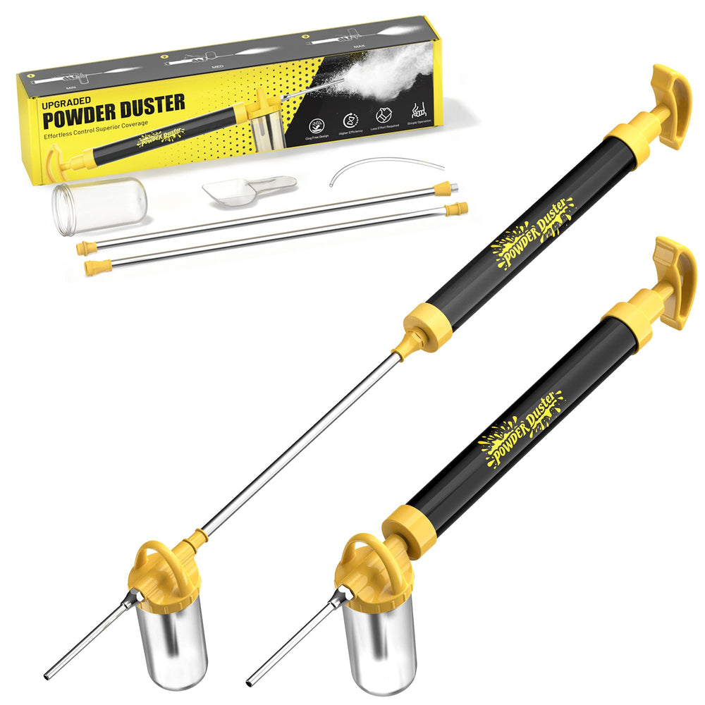 Dasunwat front view packaging showing yellow duster and benefits