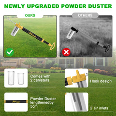 Dasunwat telescopic wand extended demonstrating reach advantage