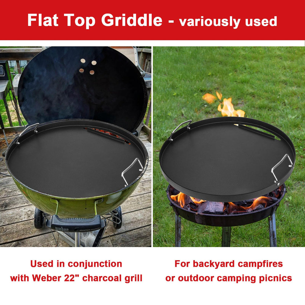 DELSbbq griddle in backyard setting showing versatile outdoor cooking for family meals