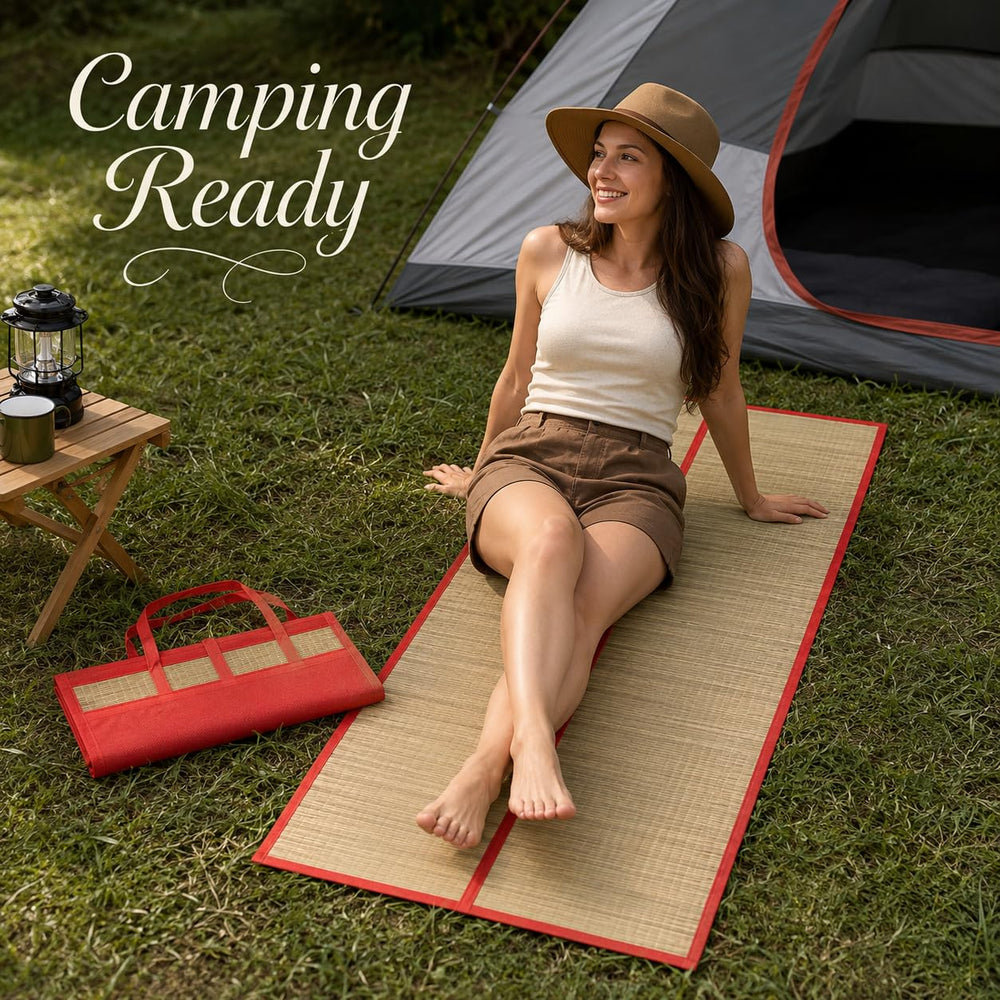 Dependable Industries mat placed on grass for park or picnic benefit