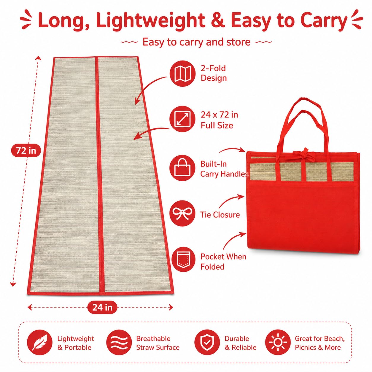 Dependable Industries tied closure forming pocket to keep small items