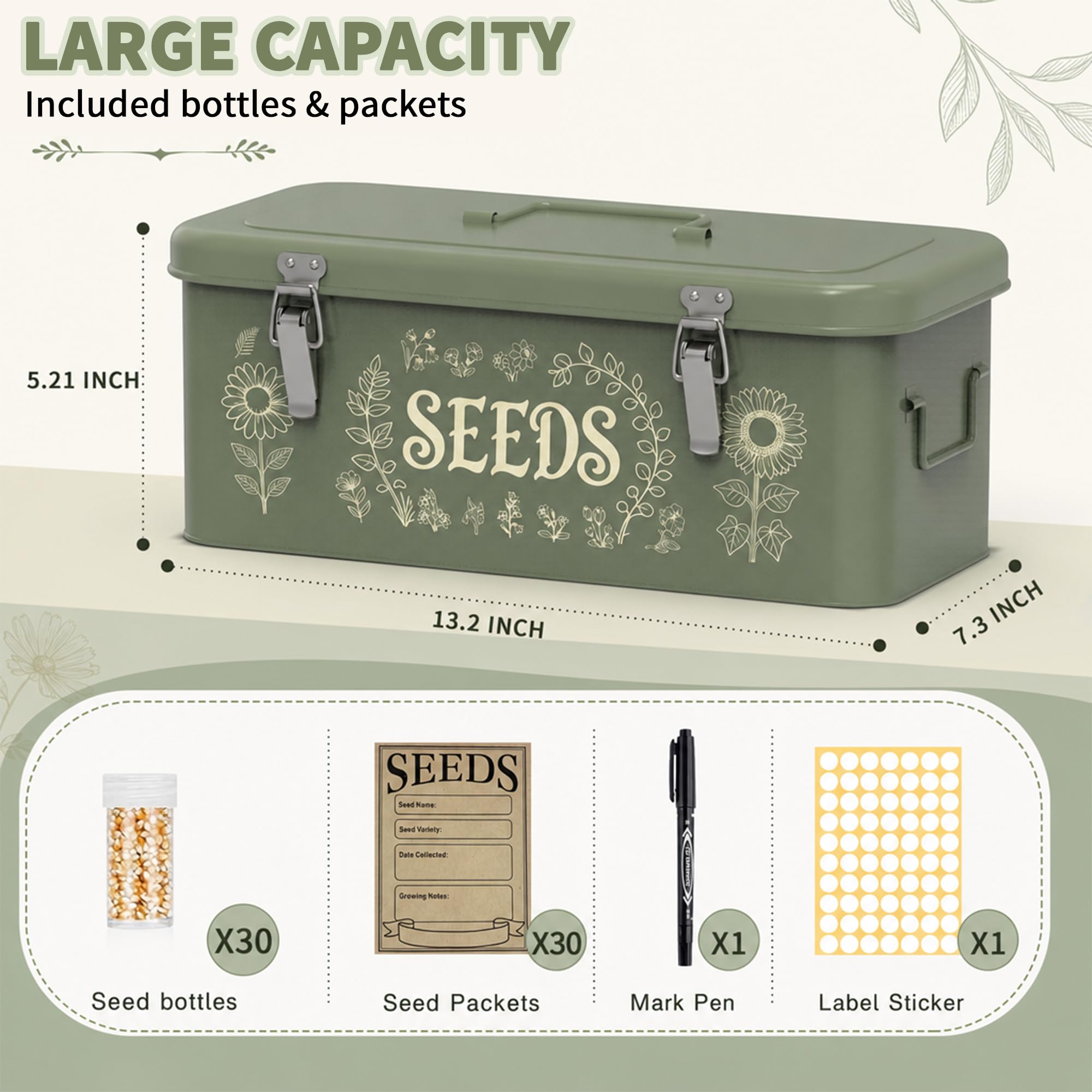 Dexyino open compartments with vials showing readiness for seasonal planting benefit