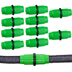 Dhieong front view of 10-piece repair kit showing connectors and packaging, quick repair benefit