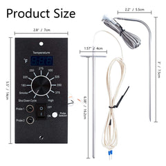 dibay rtd probe sensor close-up for precise grill temperature feedback