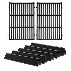 Dictirdy front view of grates and flavorizer bars showing full kit and fit benefits