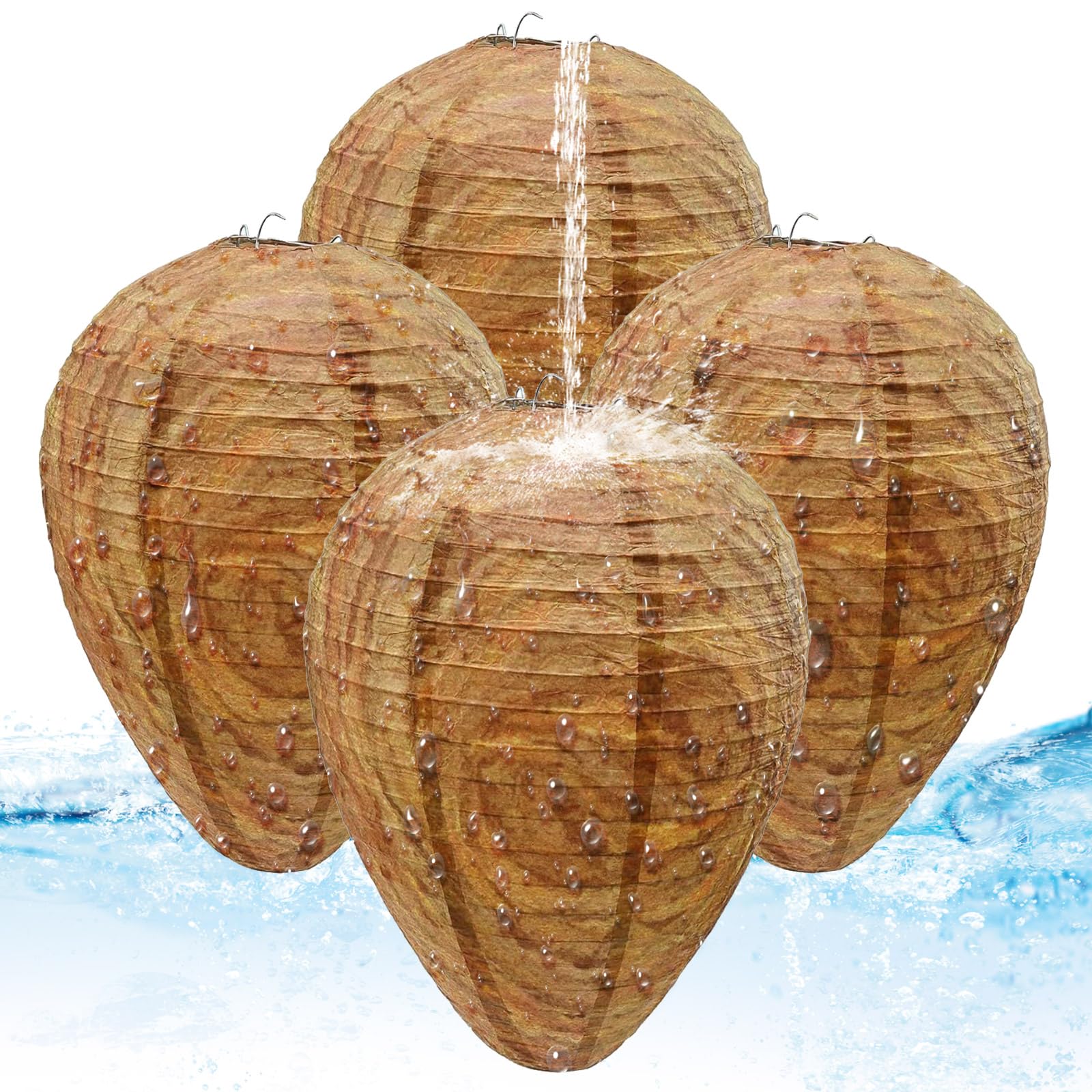 diimoy front packaging view showing four wasp nest decoys for visible deterrence