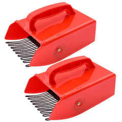DkOvn berry picker front view showing scoop and comb for faster harvest