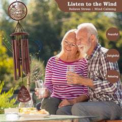 Doopeer hummingbird wind chime adjustable striker close-up showing tuning control for varied sound