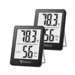 DOQAUS front view of two-pack packaging showing included meters and benefits