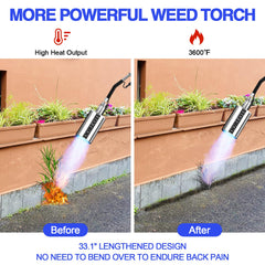 DORLOTI short torch held by user for quick grilling and close work