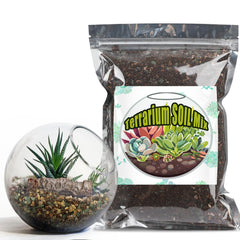 Doter front packaging shows 1qt soil mix and clear product benefits