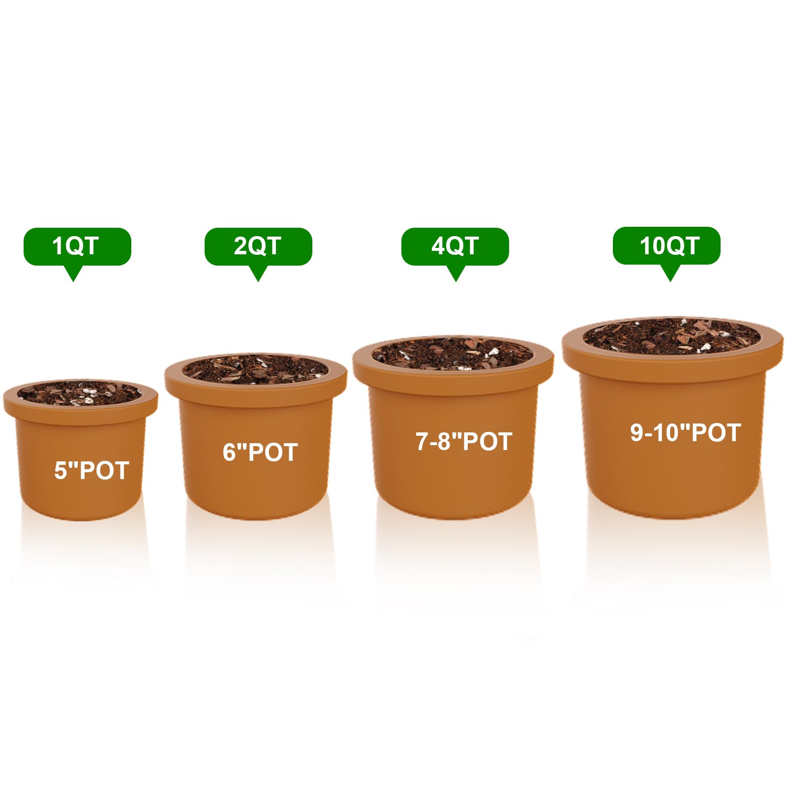 Gardener adding Doter perlite to a pot demonstrating easier repotting