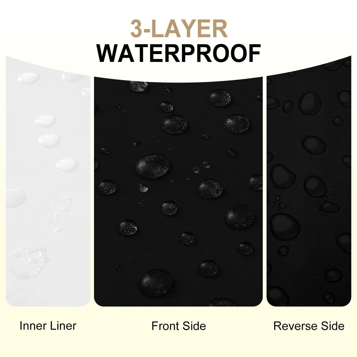 downluxe close-up of oxford fabric texture, demonstrates durable water-resistant surface benefit