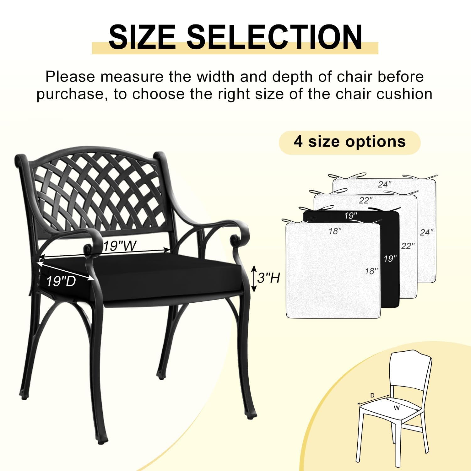 downluxe built-in handle image, makes carrying and positioning cushions effortless