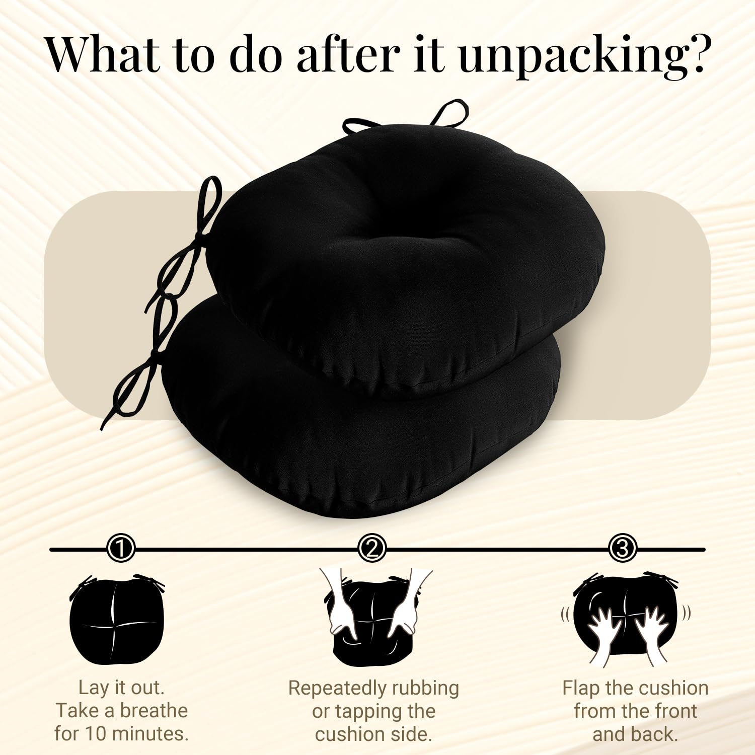 downluxe vacuum-packed packaging showing compact shipping and quick expandability
