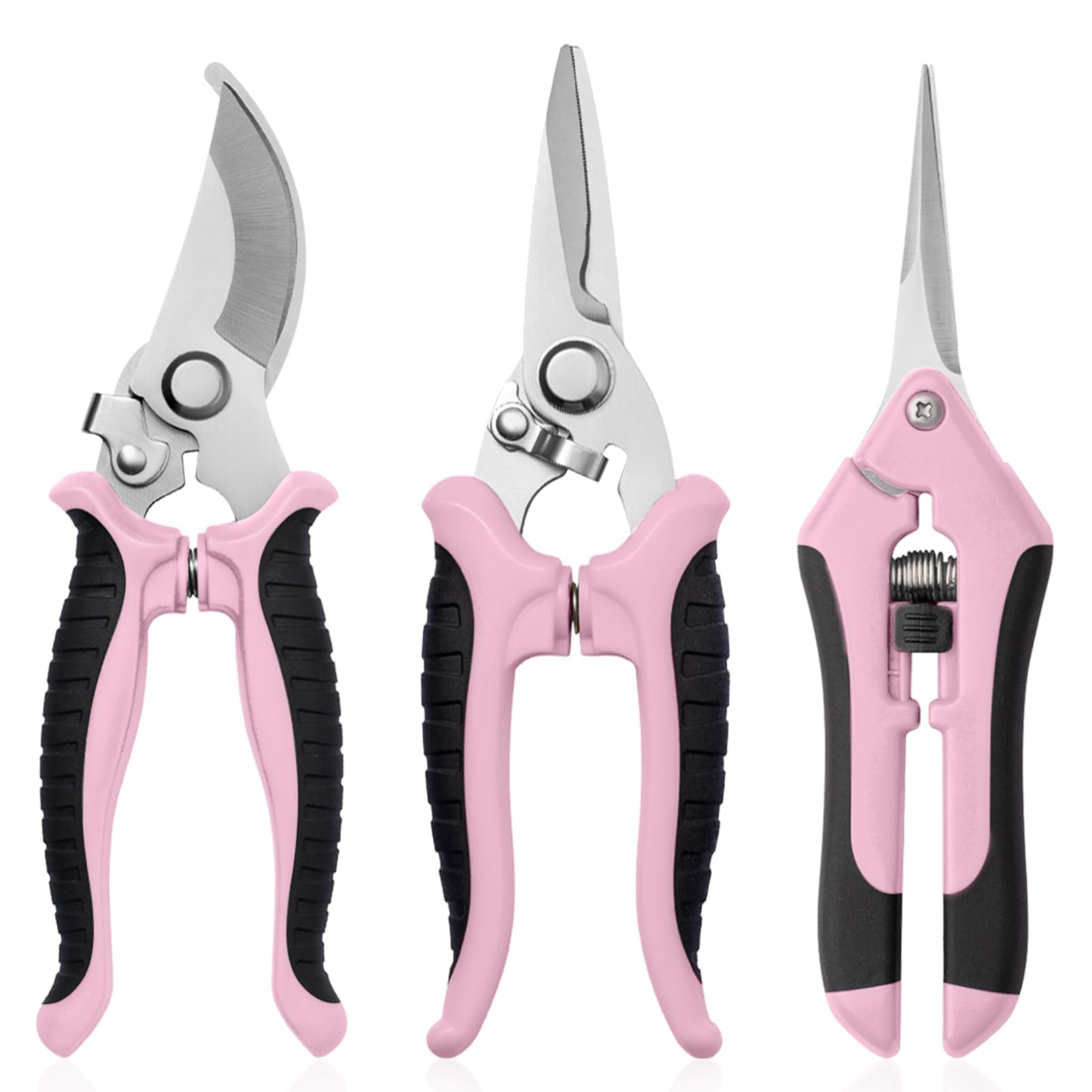 Drametic+ front packaging showing three pruning shears and color contrast benefits