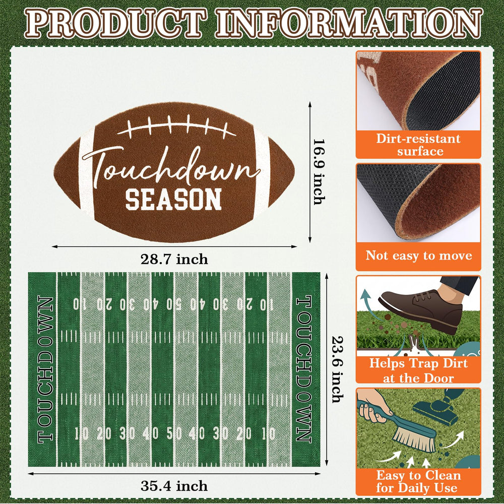 Drydiet faux coir texture close-up highlighting durable surface and game-day aesthetic