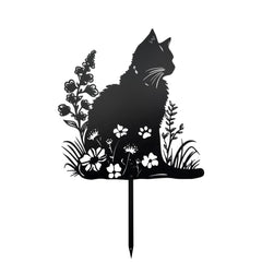 dryelves cat front view showing silhouette and serene design for remembrance