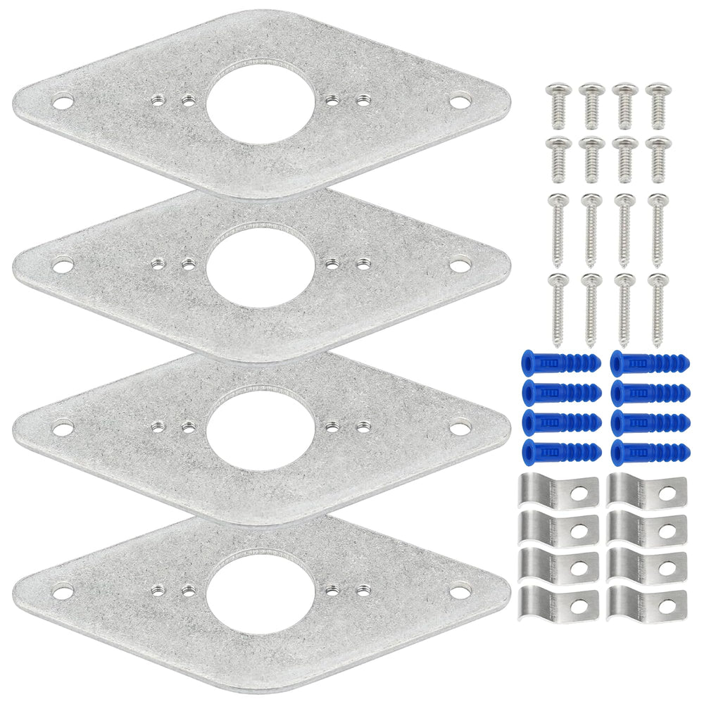 Dsyboko front view mounting plate showing secure support and stable faucet fit
