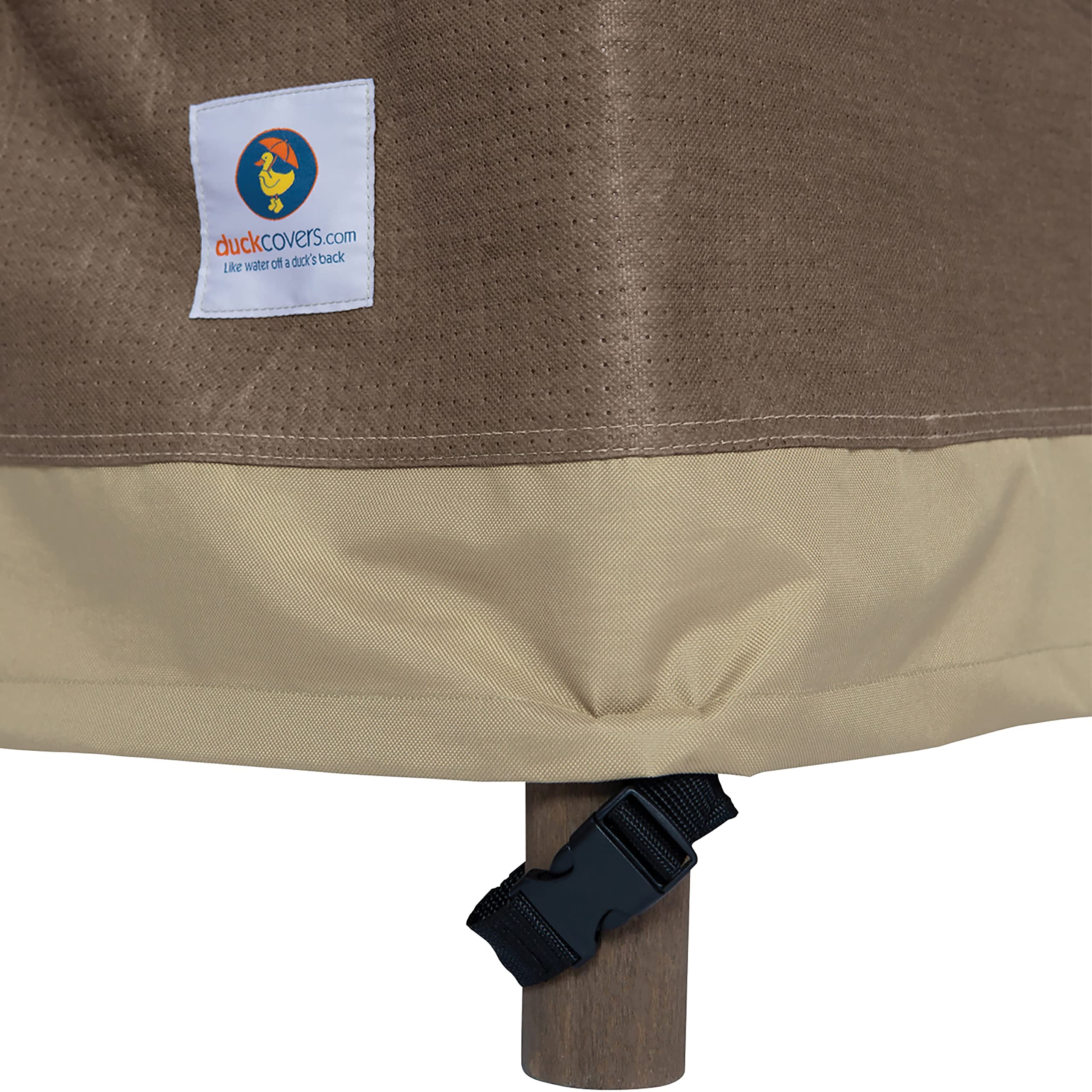 DUCKCOVERS seam tape close-up preventing leaks benefit