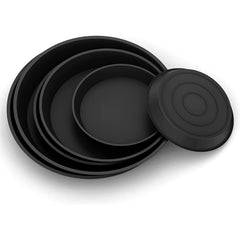 DUNPUTE front view of six-pack saucers protects surfaces