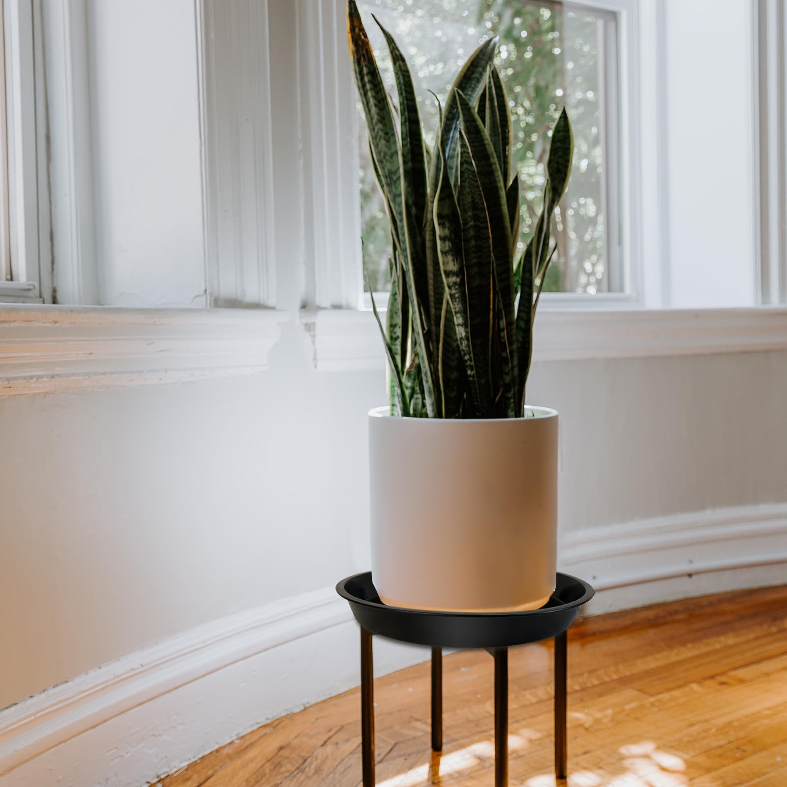 DUNPUTE saucer holding potted plant protecting floor from water damage