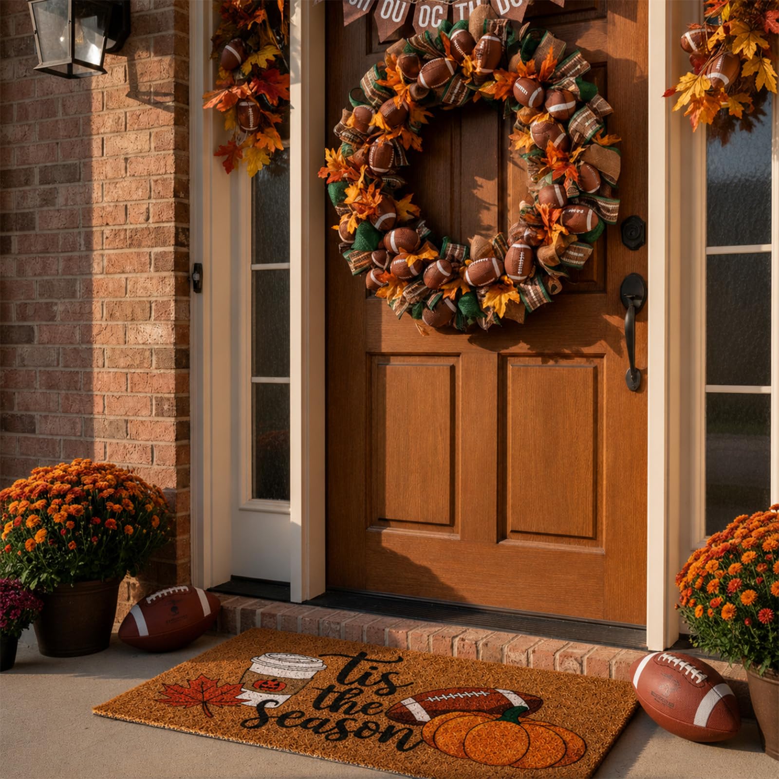 Dunzy mat on a porch entry demonstrating slip resistance and curb appeal