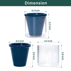 D'vine Dev clear glass reservoir detail visible water level for easy refills