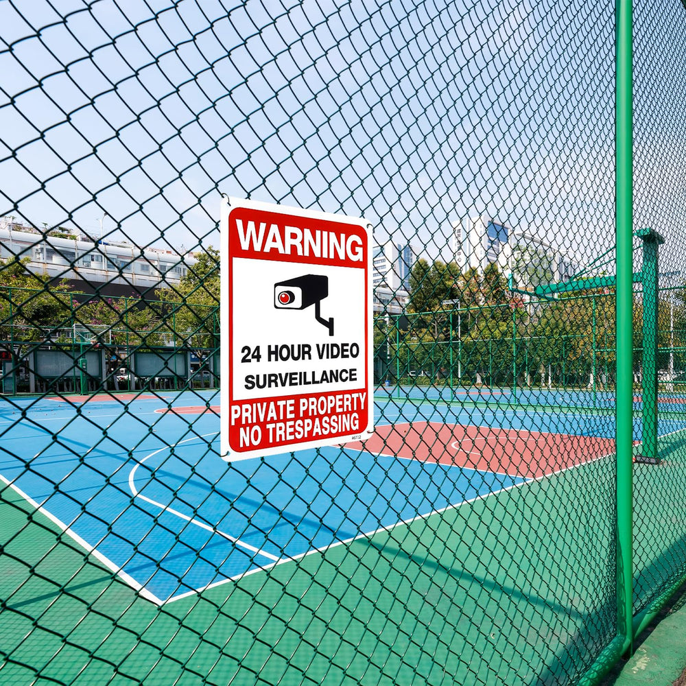 Dxyizus signs held in hand to show 10x7 size and portability for quick placement