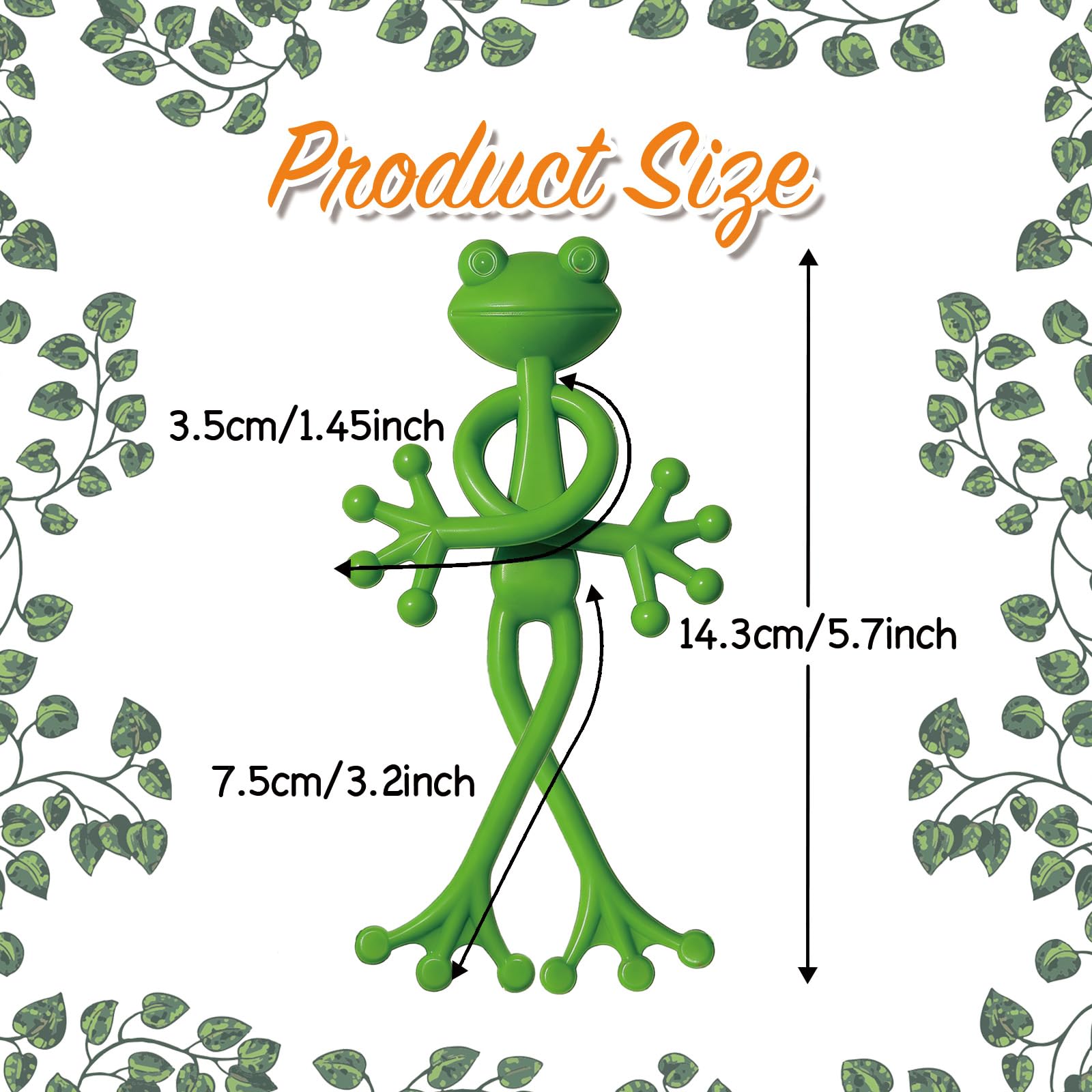 DYULJS close-up of frog grip protecting stem and preventing damage