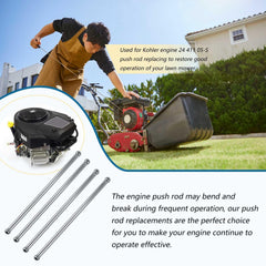 DZQPPC push rods held in hand to show 6-inch scale and ease of handling