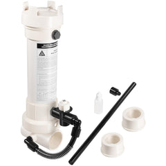 E-cowlboy front view showing feeder housing and connection ports, clear compatibility benefit