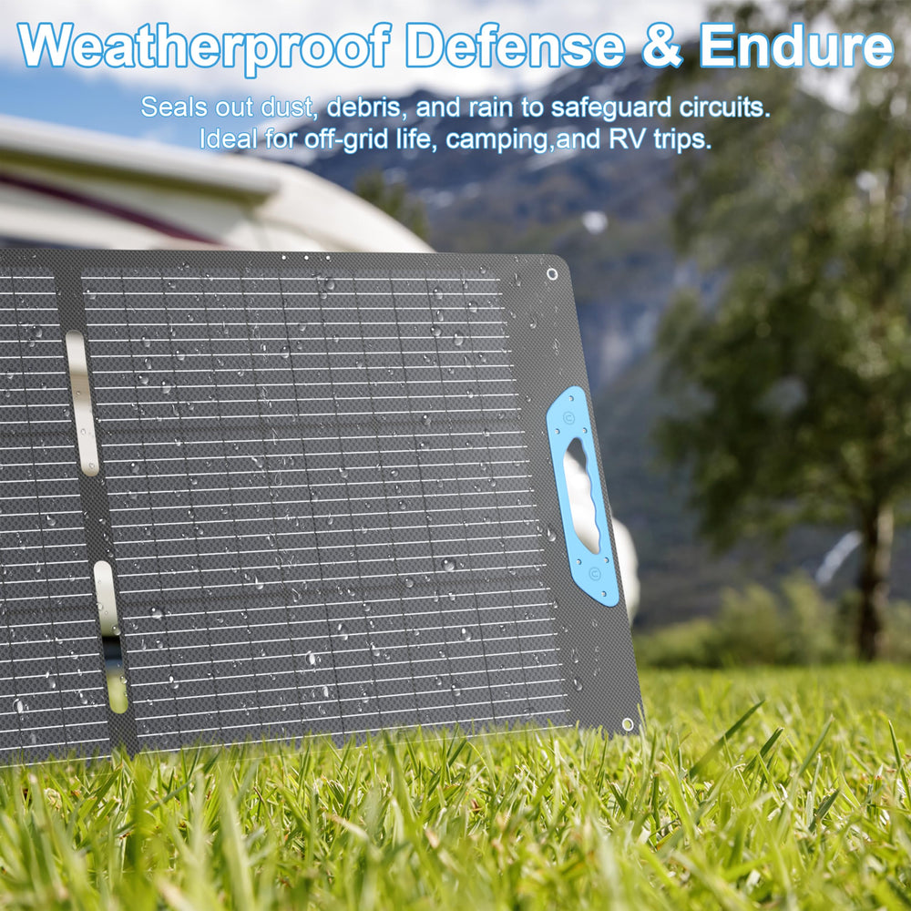 E-POWO ETFE-coated solar surface close-up showing durability and efficiency