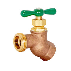 Eastman front facing hose bibb showing durable brass body and secure fit