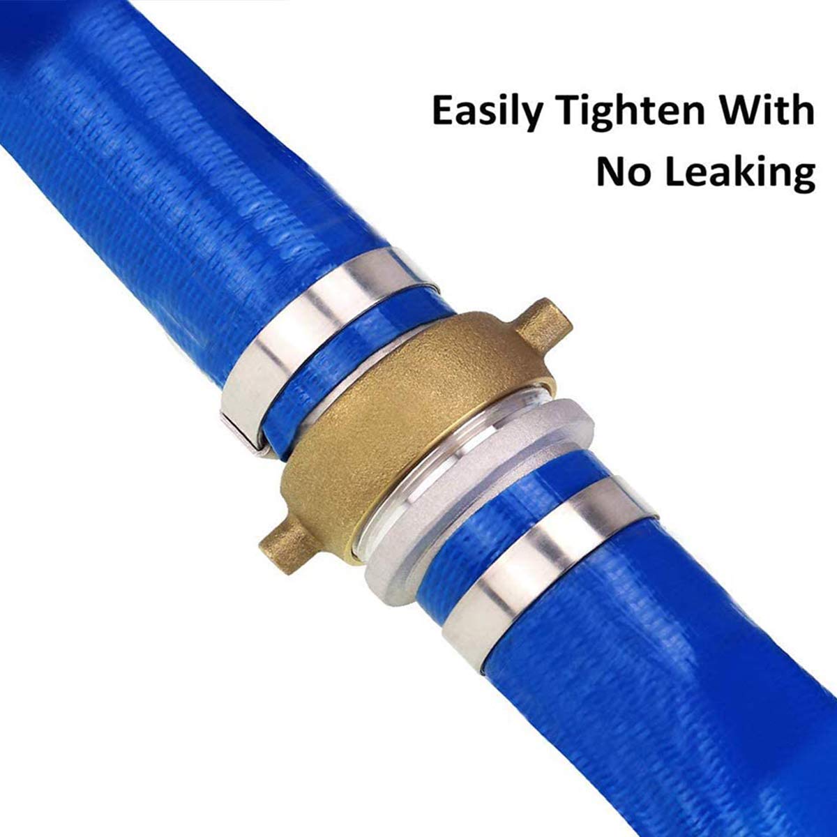 EASTRANS hose connected to pump in use, reliable discharge performance benefit