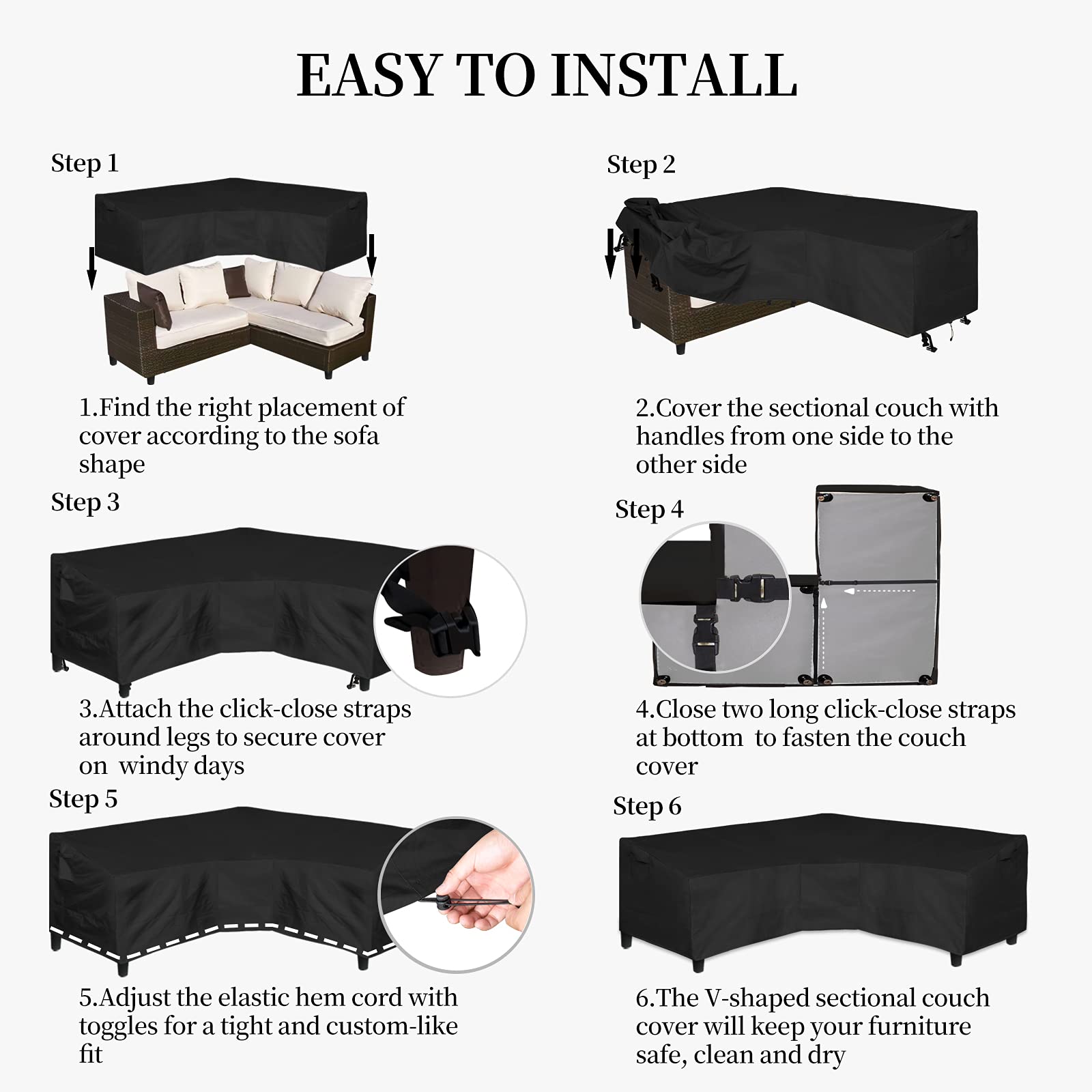 Easy-Going side handle being used for one-person installation and easier setup