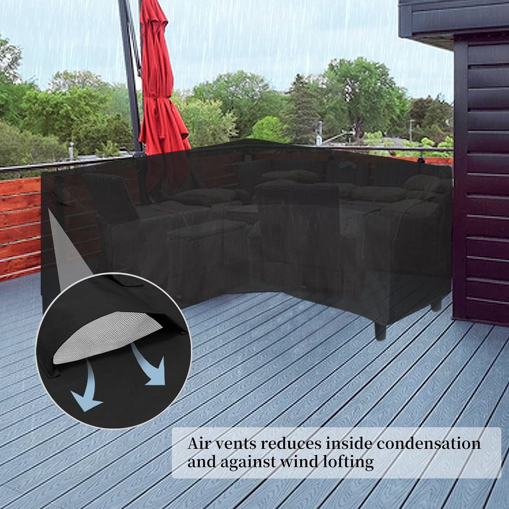 Easy-Going straps and toggles close-up securing cover against wind and movement