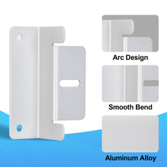 ECO-WORTHY Z brackets mounted on flat roof demonstrating elevated panels and improved drainage