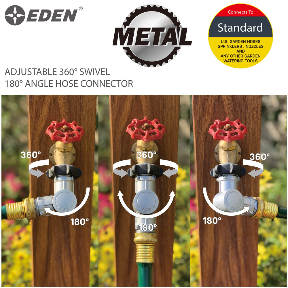 Eden pivot angle demonstration showing 180° tilt and 360° rotation benefit