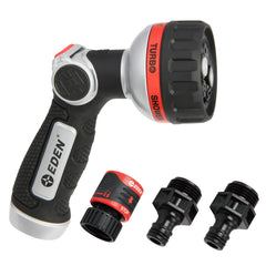 Eden nozzle front view showing pattern face and durable design benefit