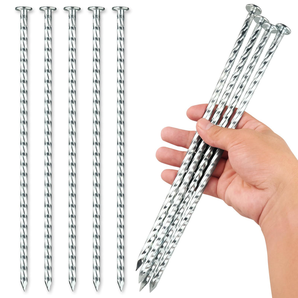 EISENSP front view showing 25-pack galvanized stakes and durable packaging benefits