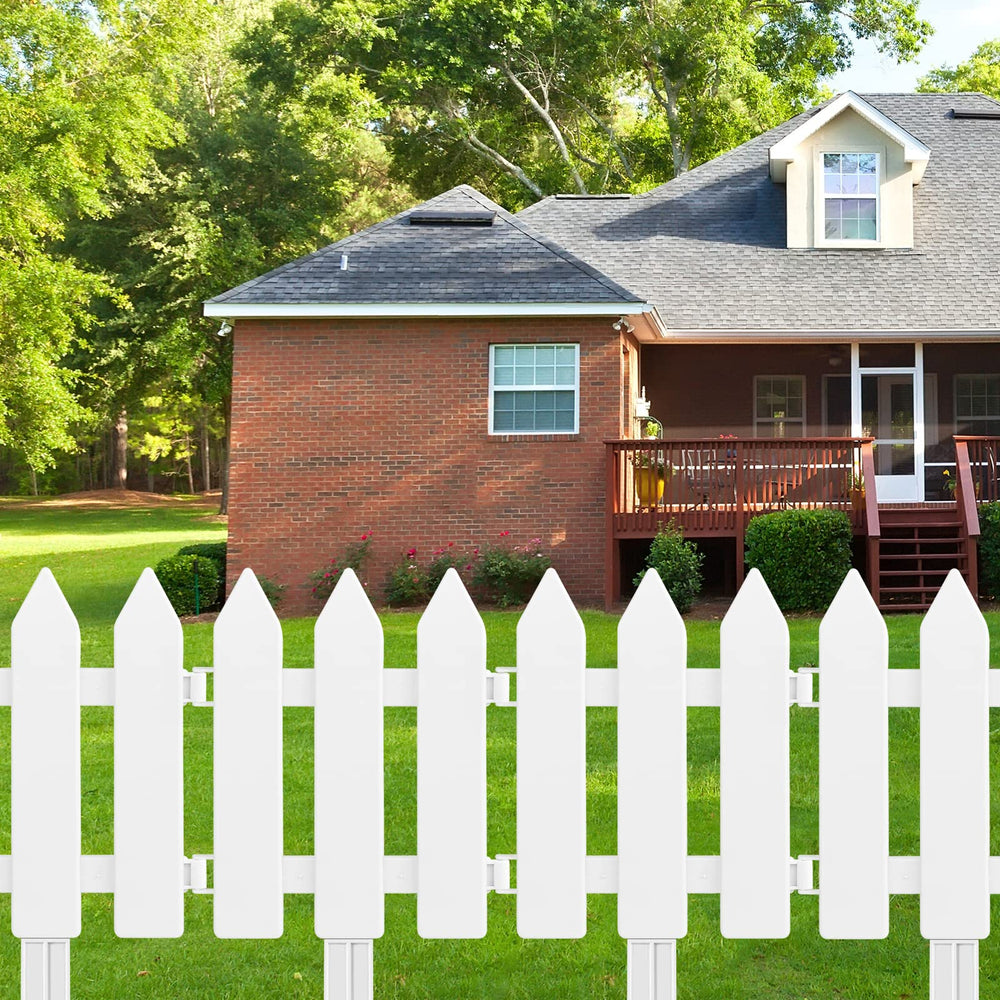 ELECLAND lifestyle garden setting with fence framing beds for visual appeal